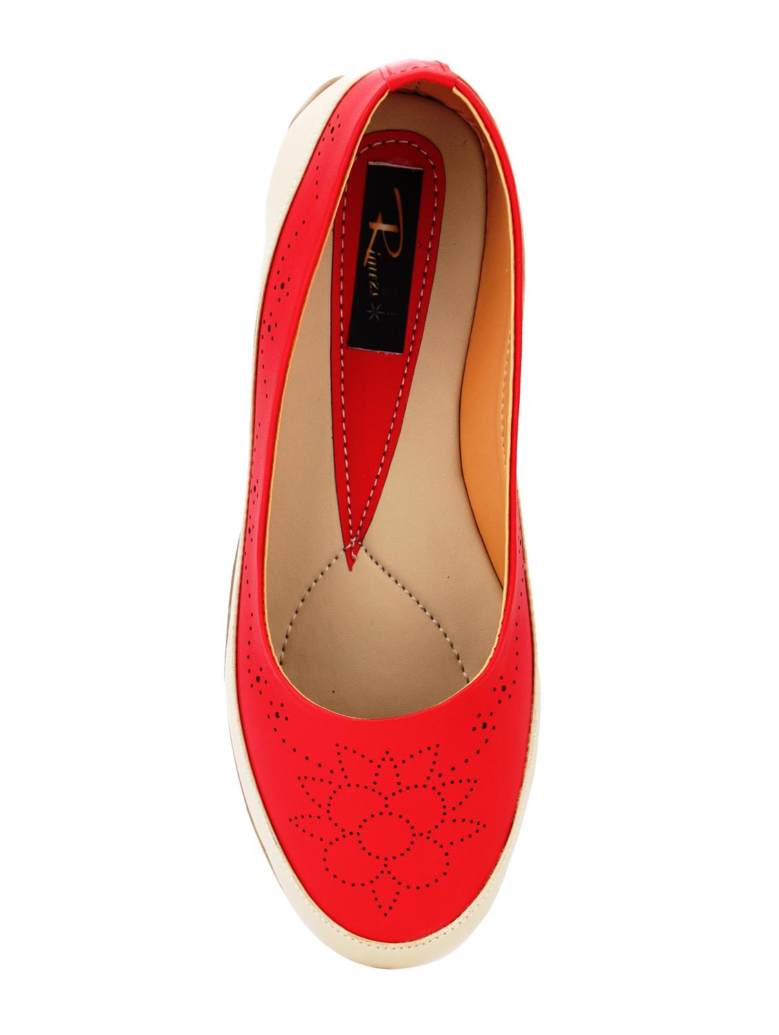 red slip on casual shoes - 15967697 - Standard Image - 3