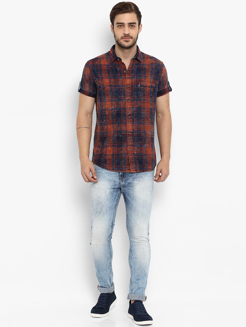 multicolor checkered casual shirt - 15968428 - Standard Image - 3