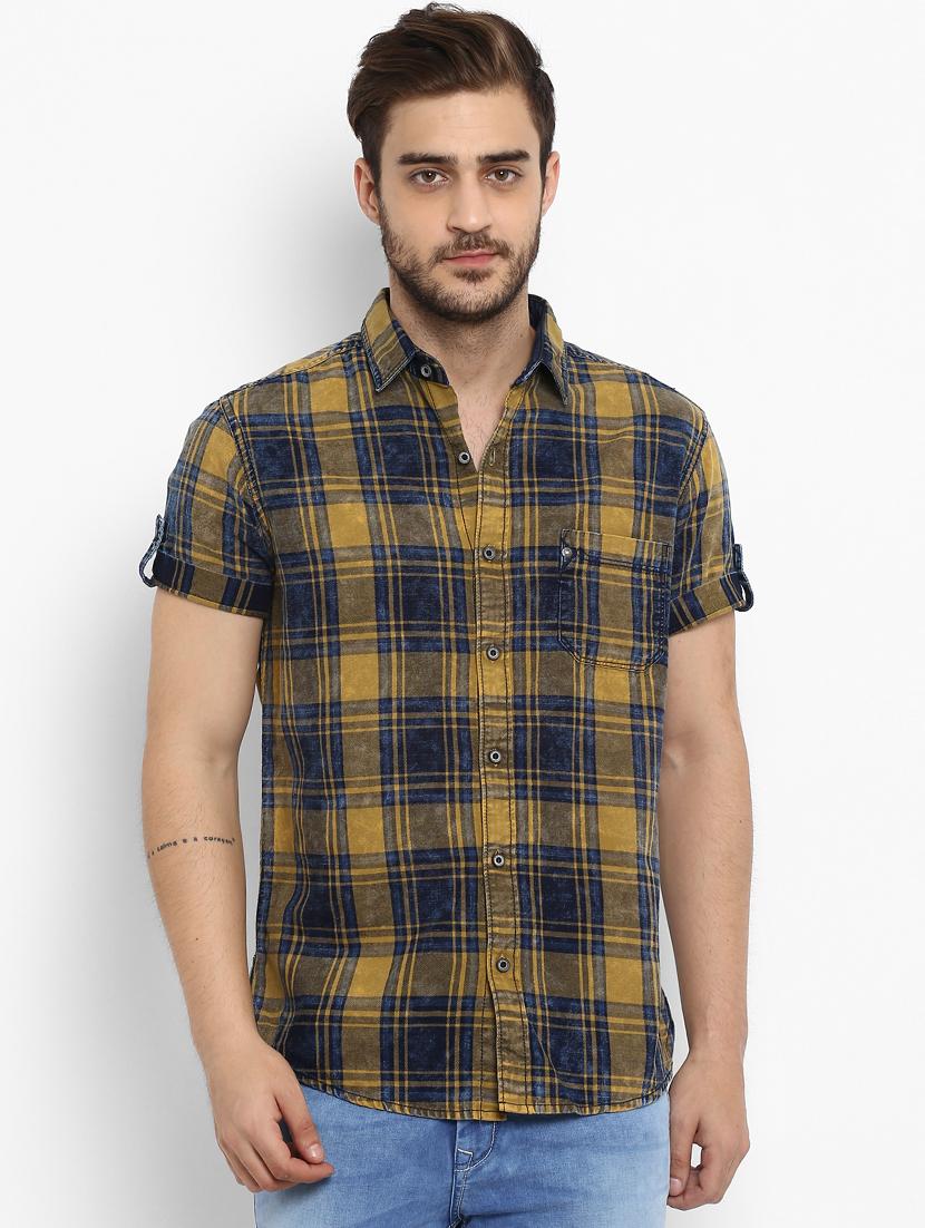 multicolor checkered casual shirt - 15968429 -  Zoom Image - 0