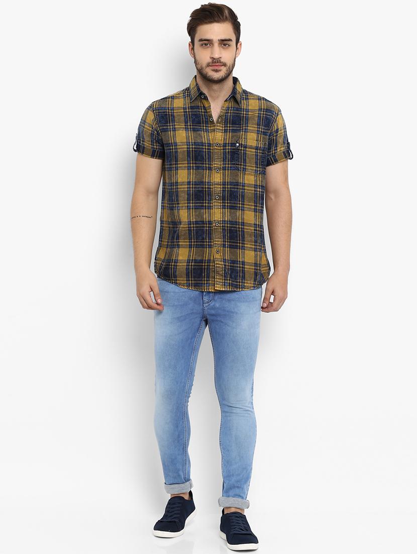 multicolor checkered casual shirt - 15968429 - Standard Image - 3