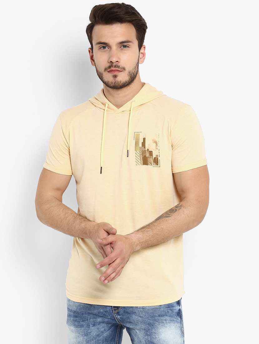 yellow printed t-shirt - 15968562 - Zoom Image - 0