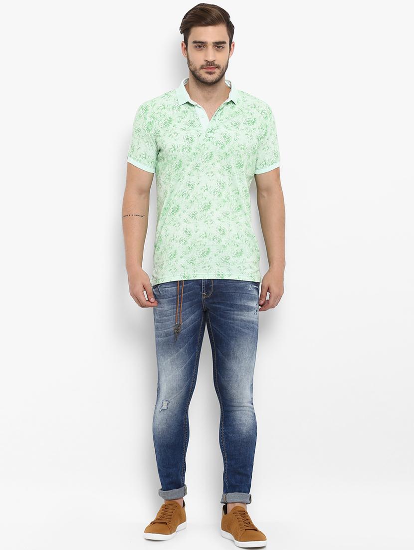 green floral printed tshirt - 15968608 - Standard Image - 3