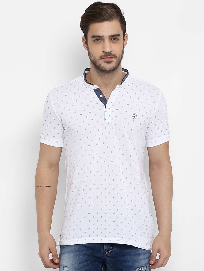 white printed t-shirt - 15968614 - Zoom Image - 0