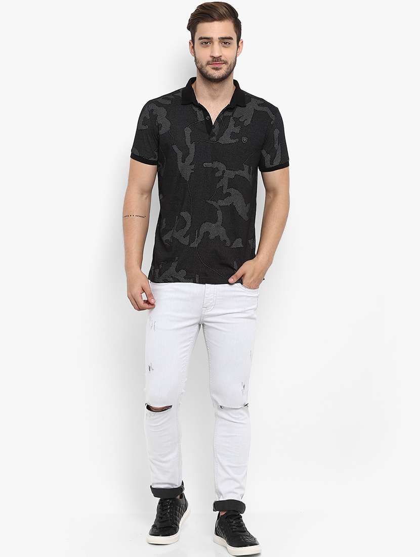 black printed tshirt - 15968617 - Standard Image - 3