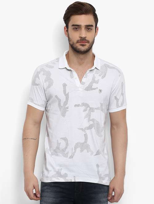 white printed t-shirt - 15968618 -  Standard Image - 0
