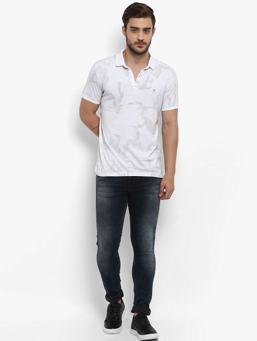 white printed t-shirt - 15968618 - Standard Image - 3
