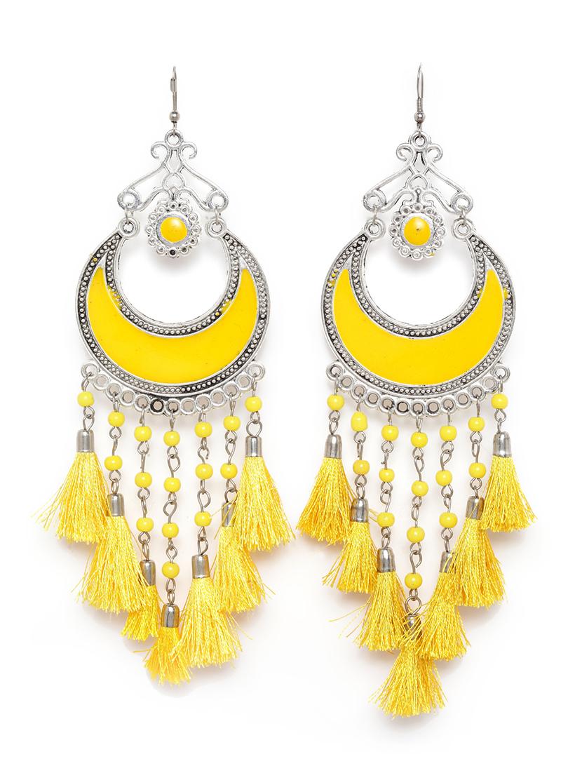 Yellow Br Chandballi Earring Yellow Br Chandballi Earring