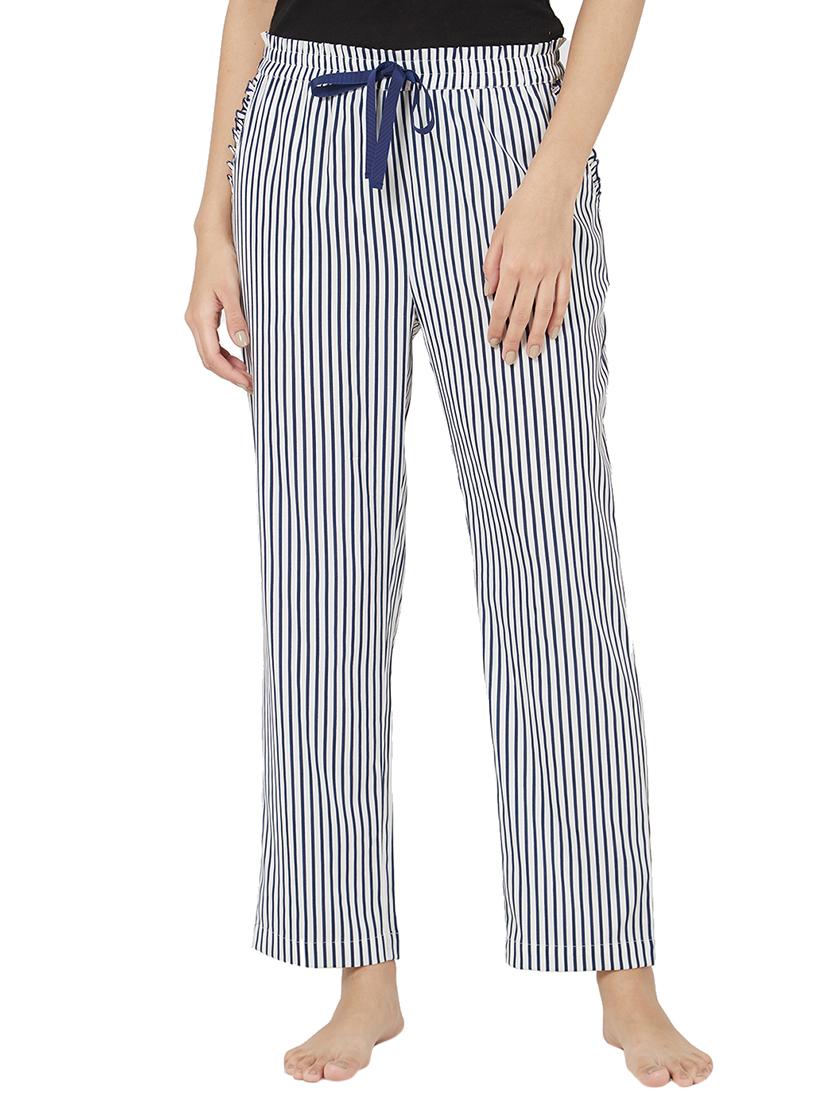 drawstring waist striped pajama - 15971656 - Zoom Image - 0