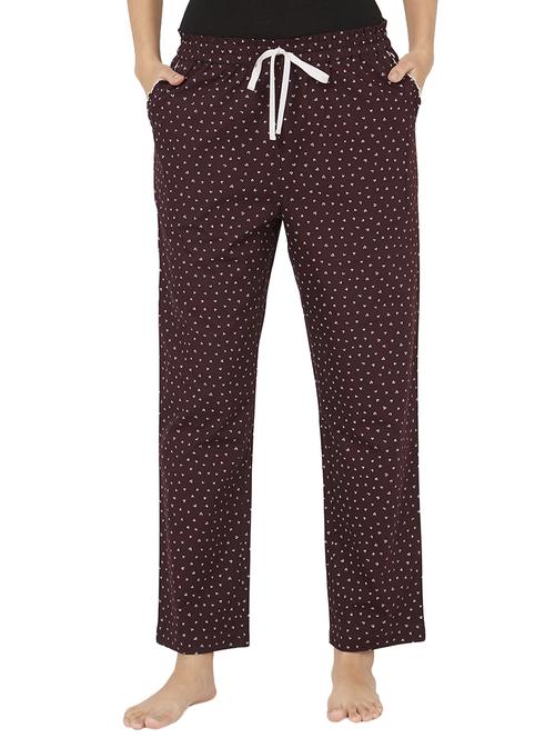 drawstring waist letter print pajama - 15971657 -  Standard Image - 0