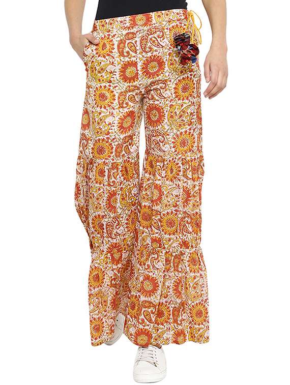 floral printed sharara