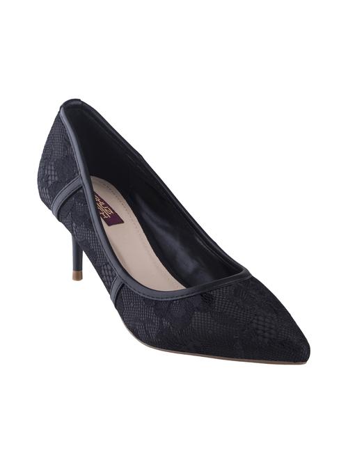 black slip on pumps - 15973425 -  Standard Image - 0