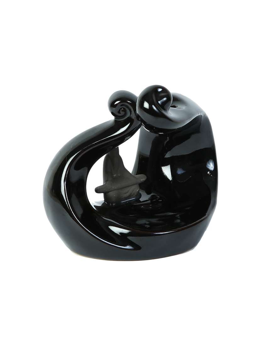 aapno rajasthan resin brown smoke fountain with 10pc backflow incense cone - 15978606 -  Standard Image - 3