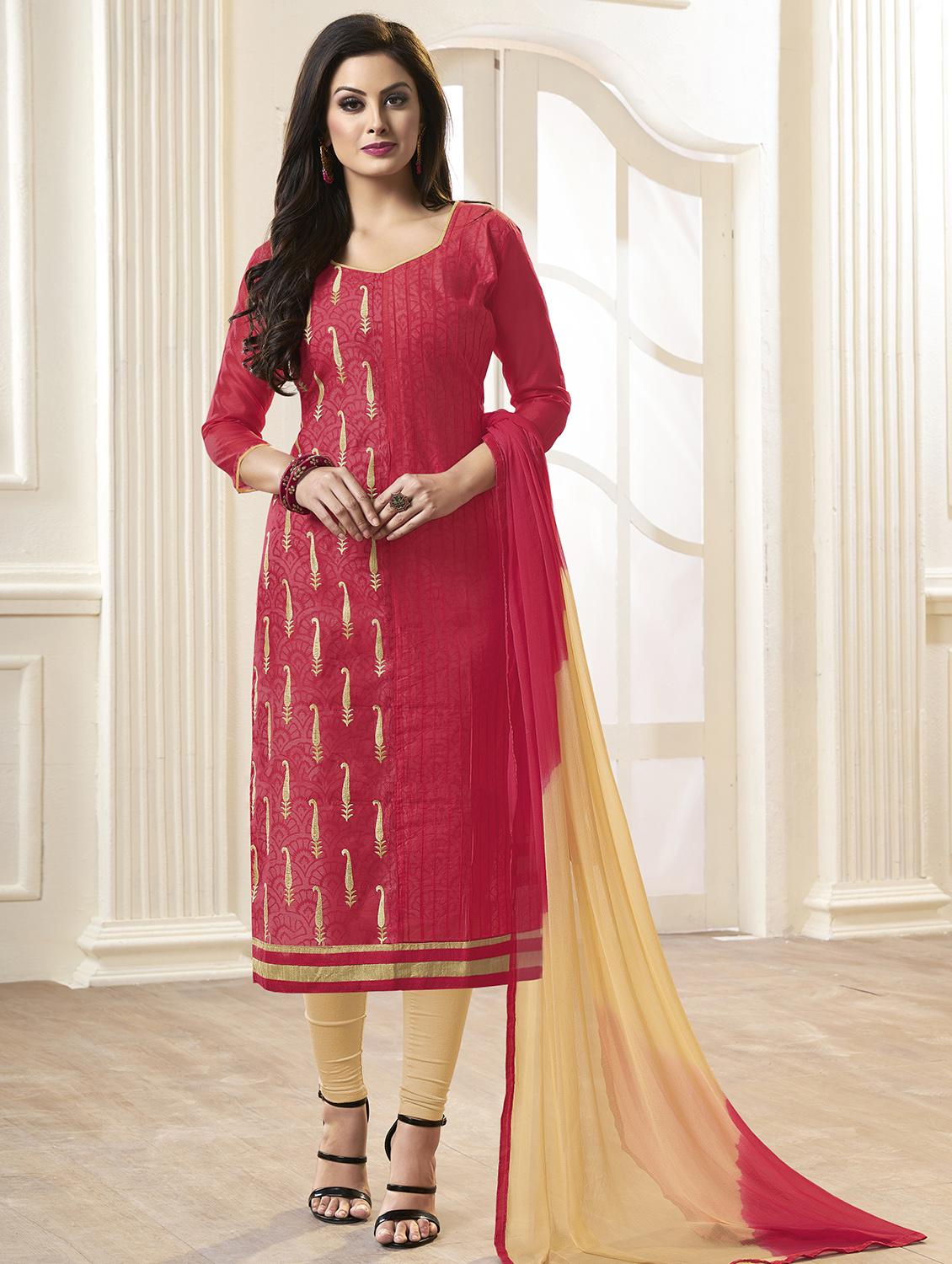 embroidered unstitched suit - 15979493 -  Zoom Image - 0
