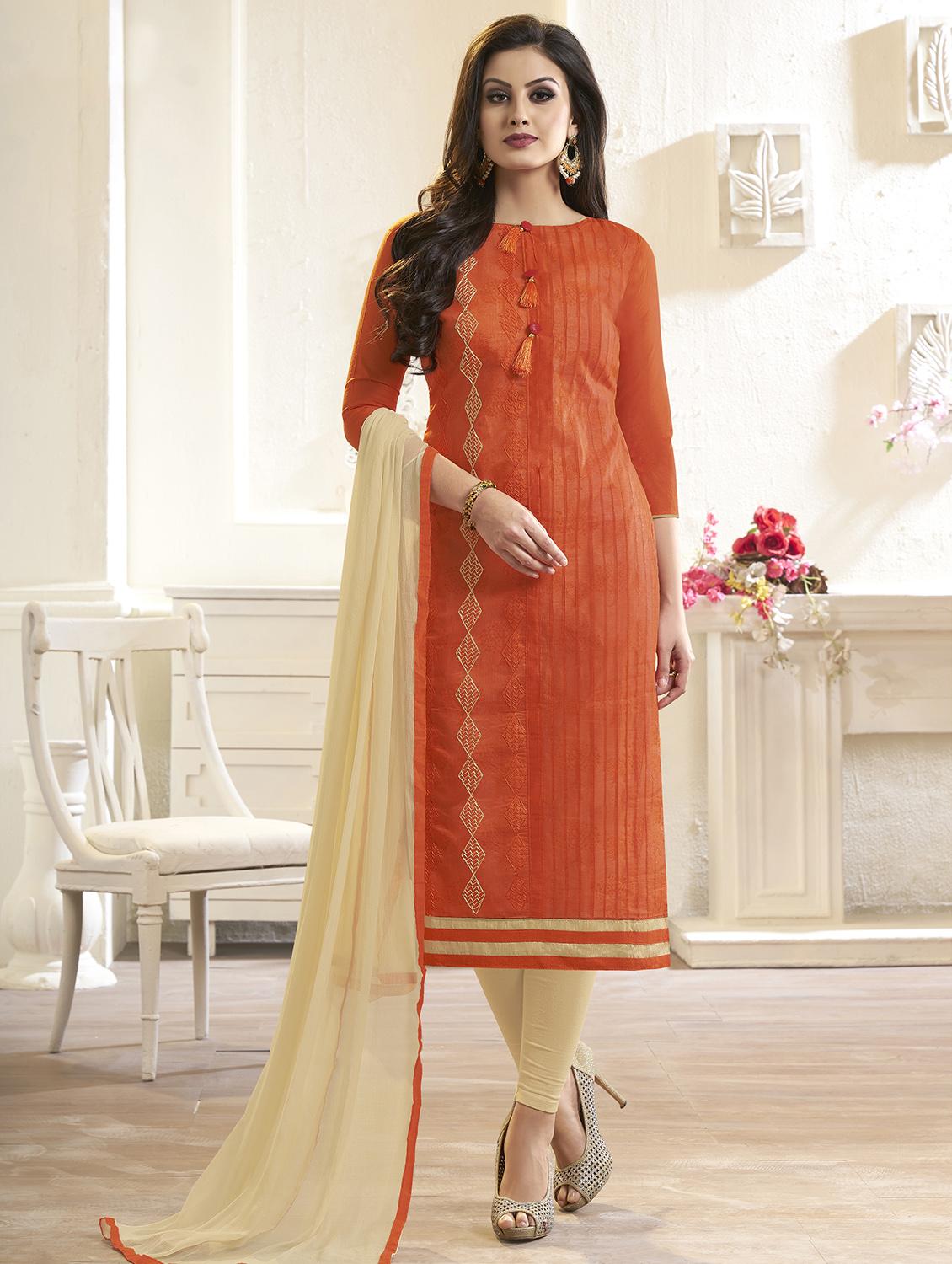 embroidered unstitched suit - 15979496 - Zoom Image - 0