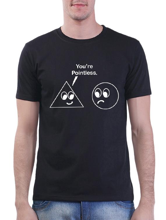black printed t-shirt - 15990026 - Zoom Image - 0