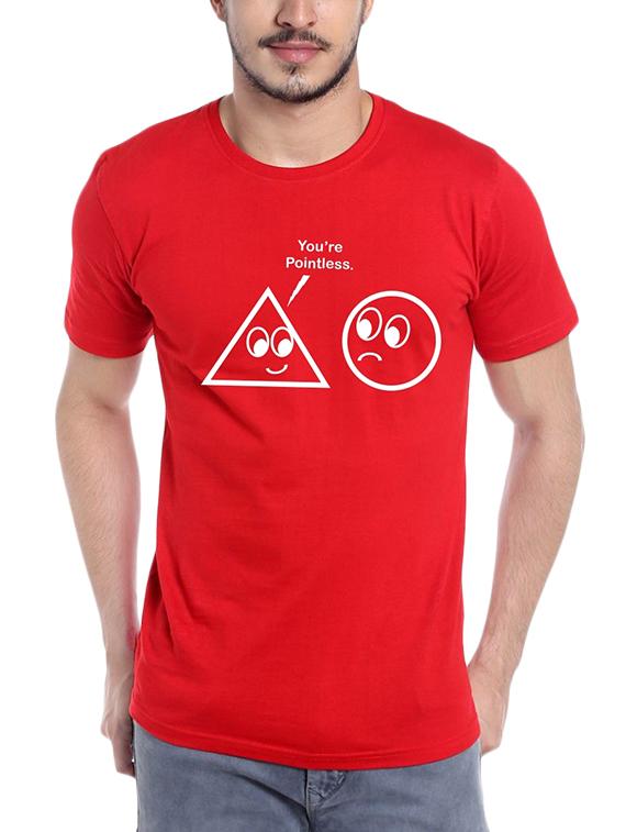 red printed tshirt - 15990030 - Zoom Image - 0