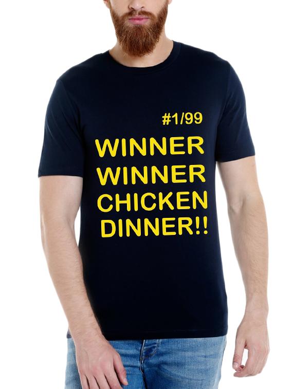 blue typographic tshirt - 15990061 - Zoom Image - 0
