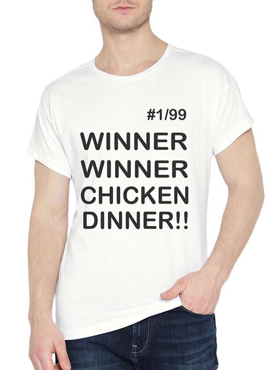 white typographic tshirt - 15990063 - Zoom Image - 0
