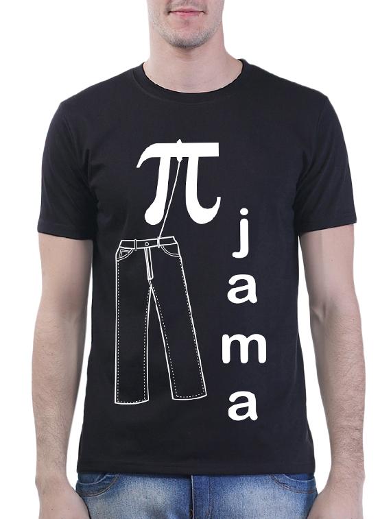 black typographic t-shirt - 15990065 - Zoom Image - 0