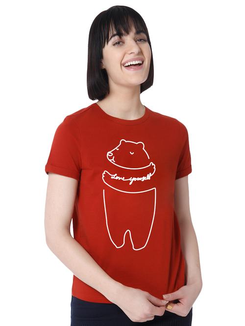 quirky prints short sleeves tee  - 15990085 -  Standard Image - 0