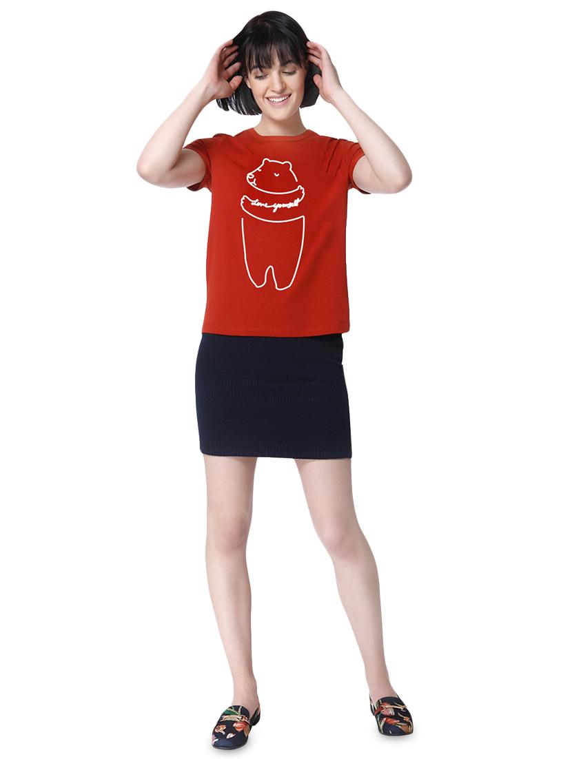 quirky prints short sleeves tee  - 15990085 -  Standard Image - 3