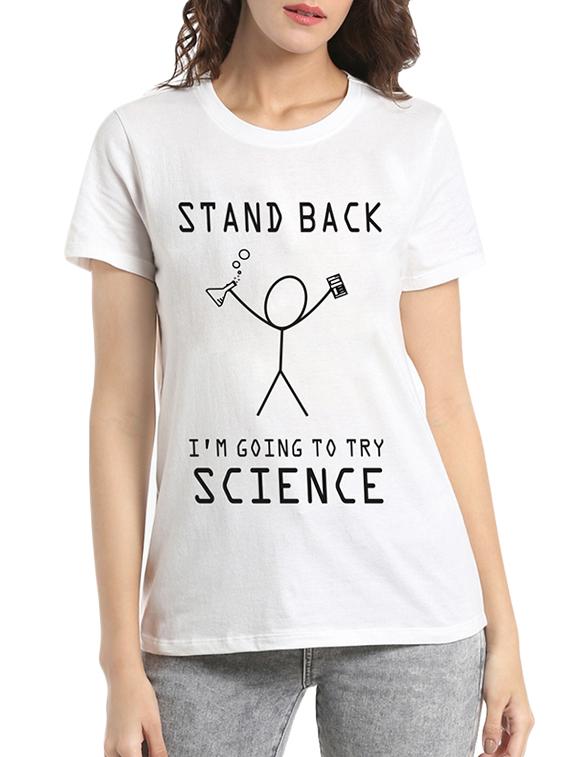 quirky print short sleeved tee - 15990108 - Zoom Image - 0