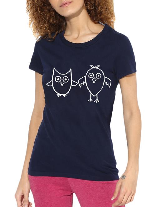 round neck graphic print tee - 15990121 -  Standard Image - 0