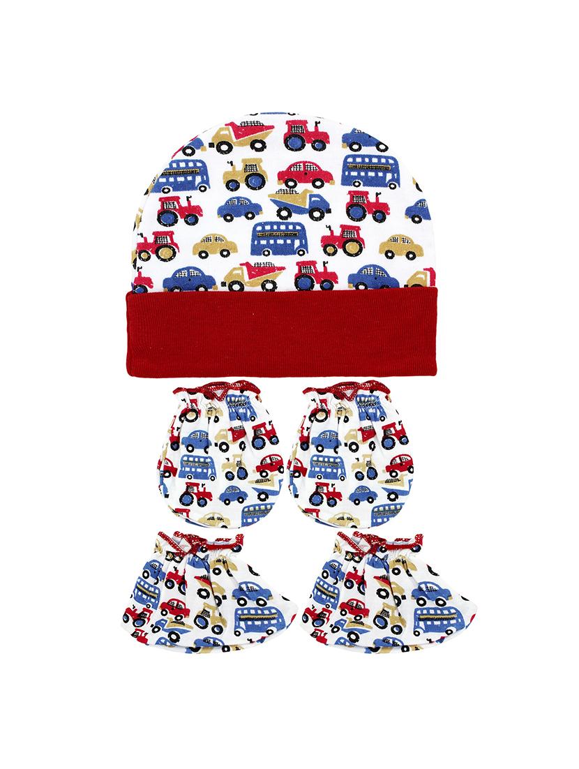 cotton cap ,gloves and socks combo - 15998196 -  Zoom Image - 0