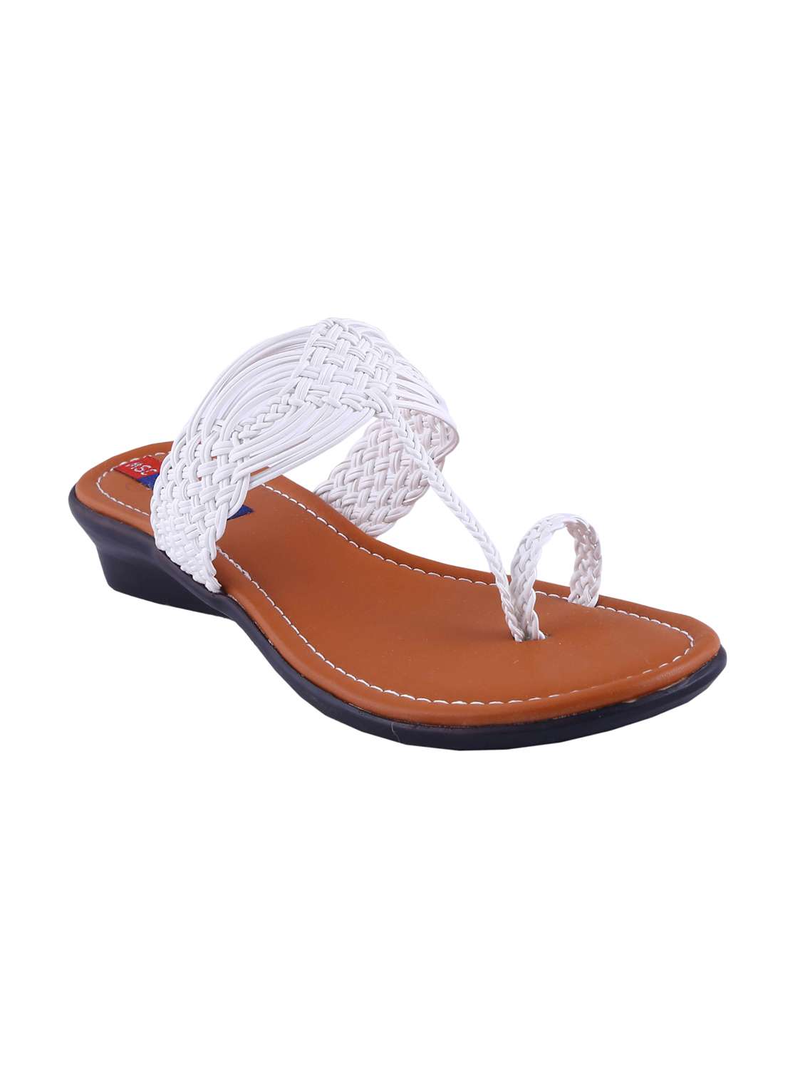white one toe sandals