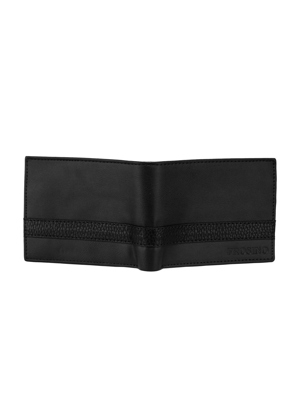 black leatherette wallet - 15999397 - Standard Image - 3