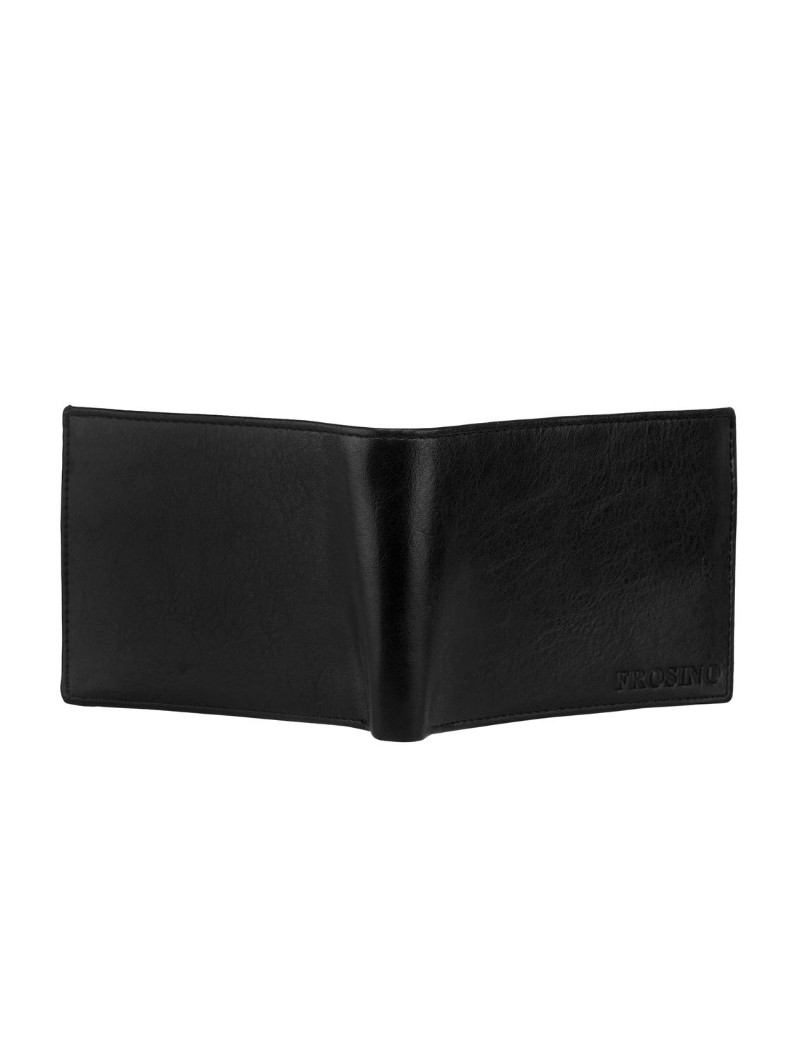 black leatherette wallet - 15999403 - Standard Image - 3
