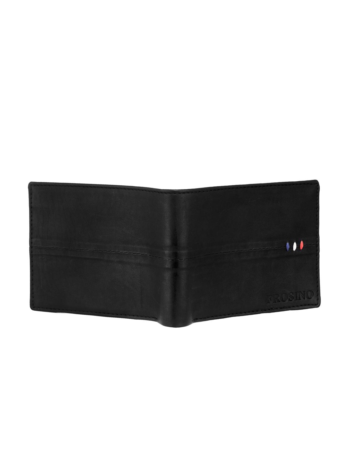 black leatherette wallet - 15999404 - Standard Image - 3