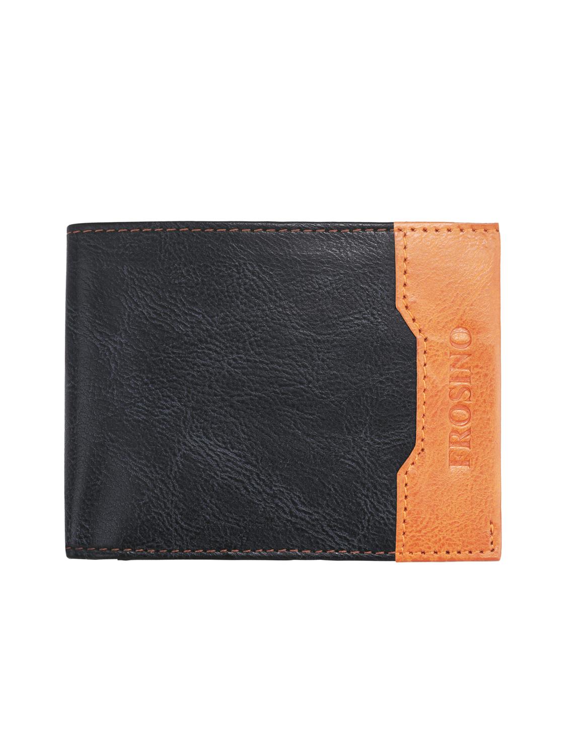 black leatherette wallet - 15999405 - Zoom Image - 0