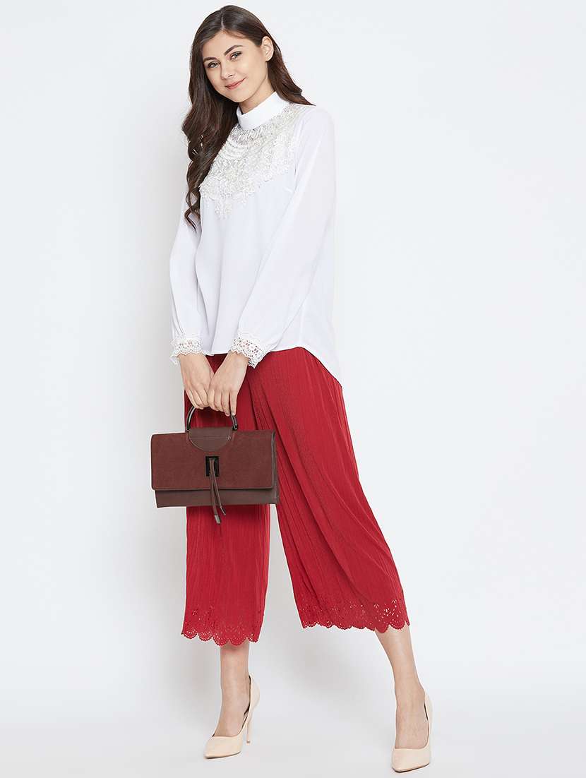 women's straight mock neck top - 16001327 - Standard Image - 3