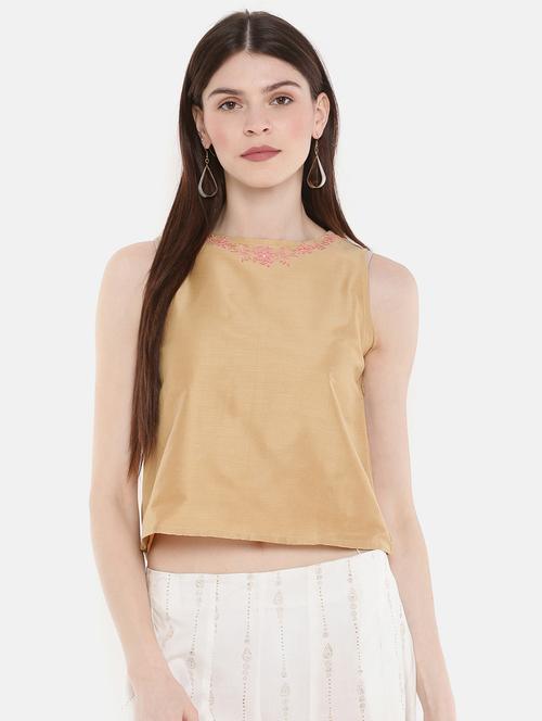 solid embroidered blouse - 16004424 - Standard Image - 0