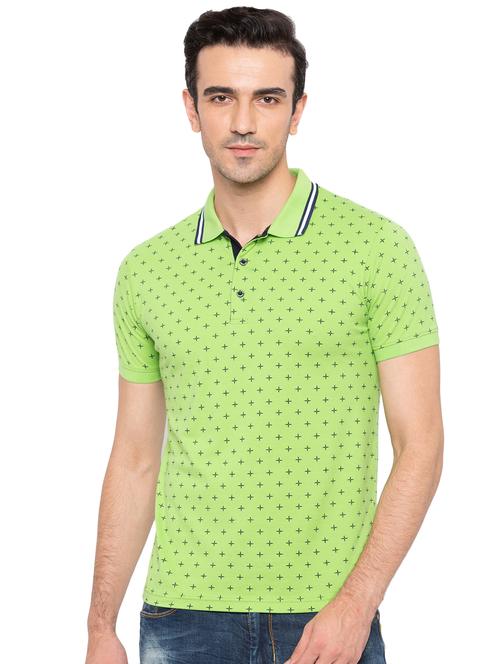 green printed tshirt - 16008052 - Standard Image - 0