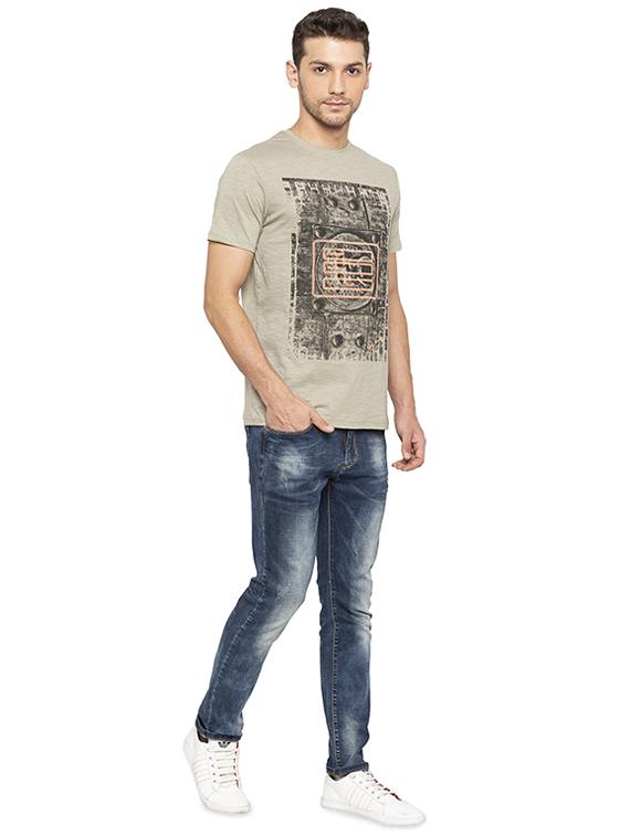grey printed tshirt - 16008112 - Standard Image - 3