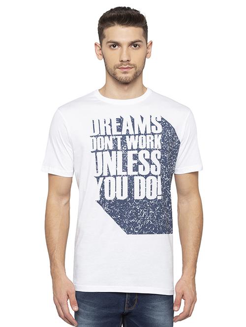 white typographic tshirt - 16008117 - Standard Image - 0