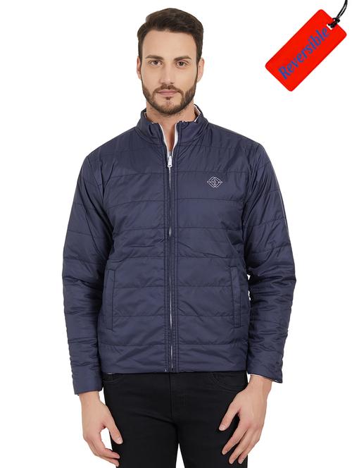 blue polyester reversible quilted jacket - 16008205 -  Standard Image - 0