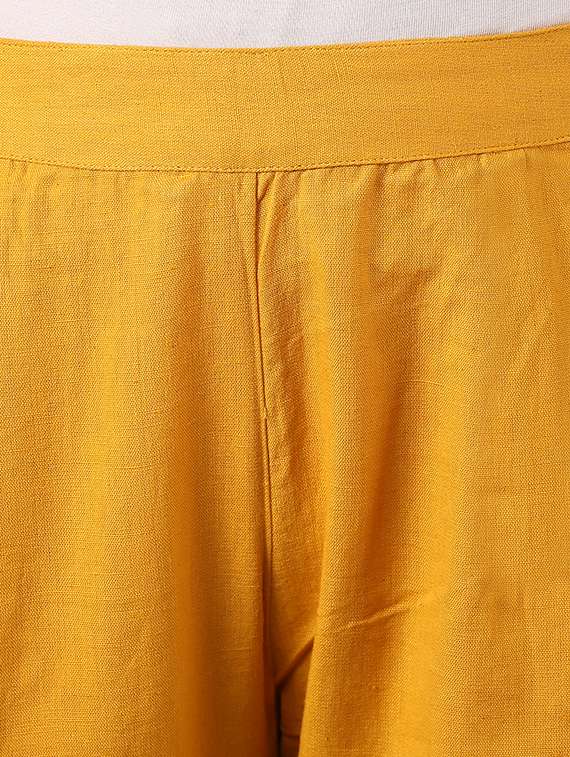 women solid cigarette trouser - 16009083 -  Standard Image - 3