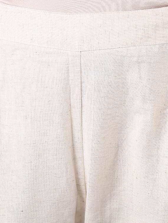 women solid cigarette trouser - 16009128 -  Standard Image - 3