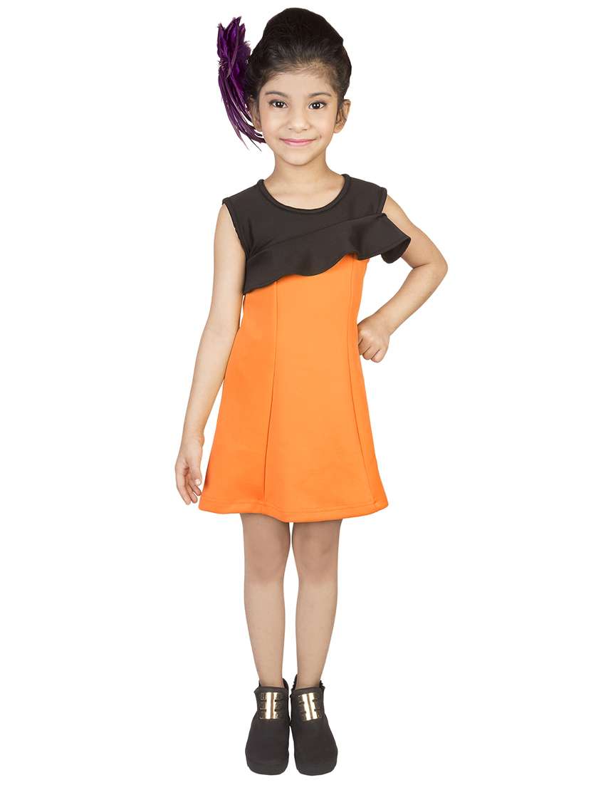 yellow cotton frock - 16010786 - Standard Image - 3
