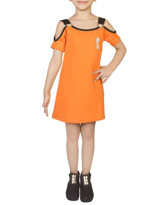 yellow cotton frock - 16010790 - Standard Image - 0