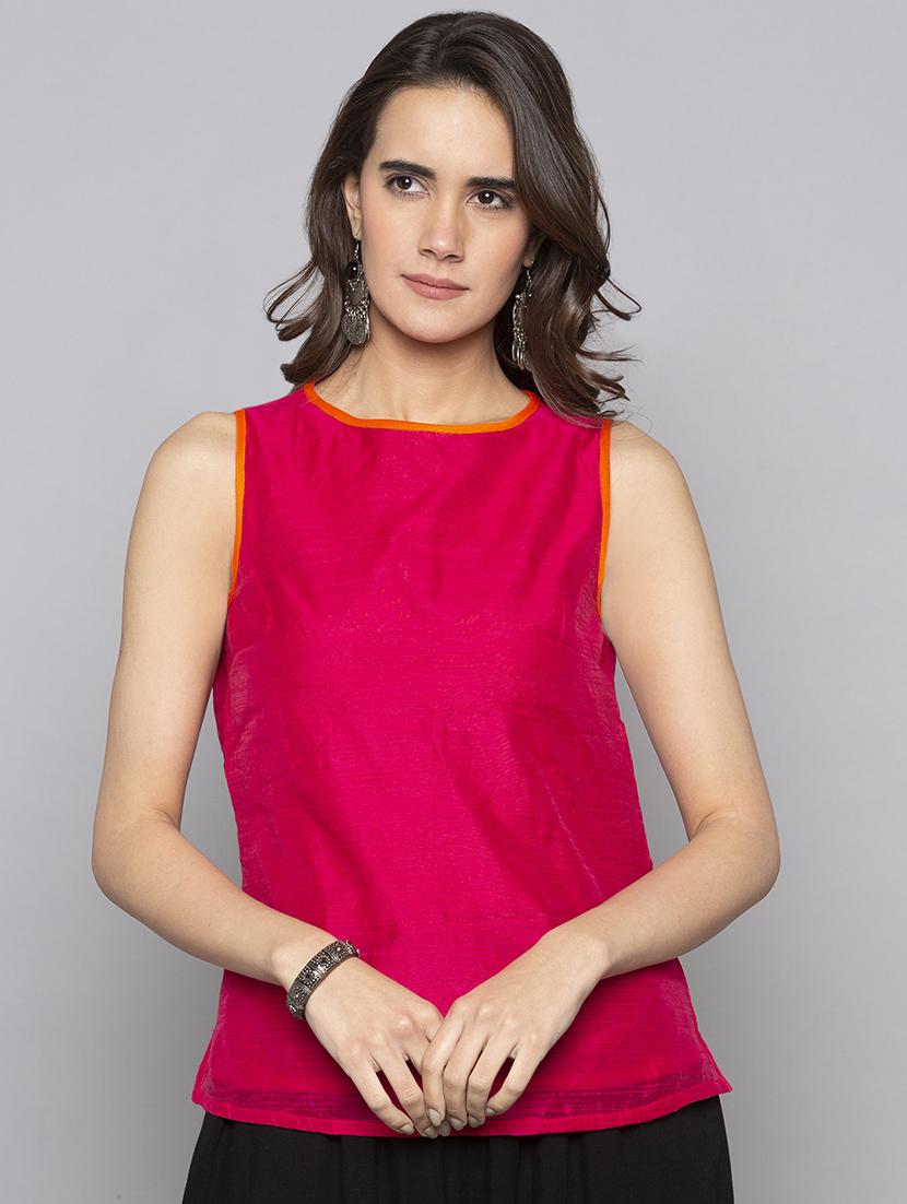 solid a-line kurti  - 16010962 -  Zoom Image - 0