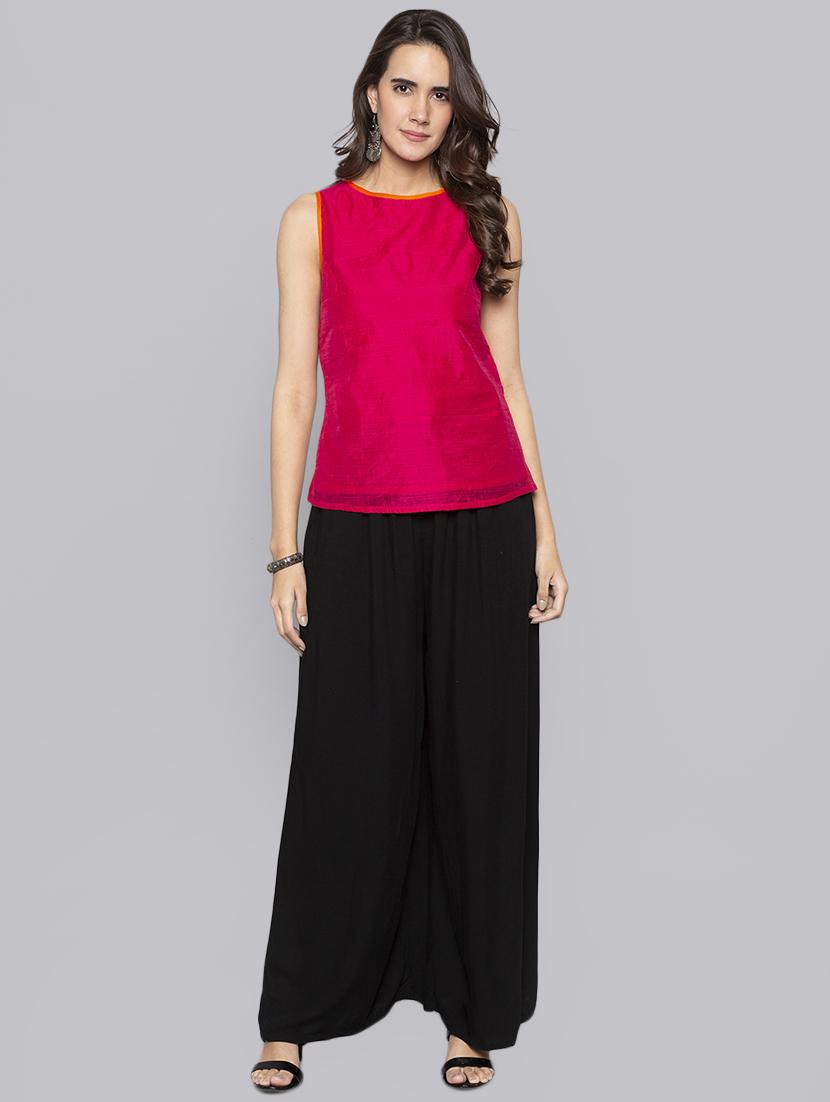 solid a-line kurti - 16010962 - Standard Image - 3
