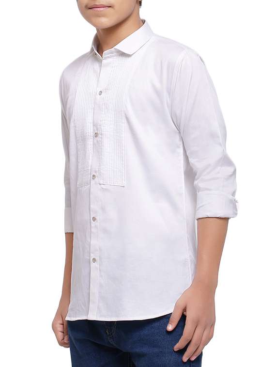 white polyester shirt women's