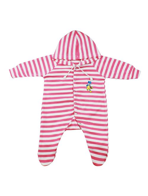 pink cotton romper - 16013966 -  Standard Image - 0