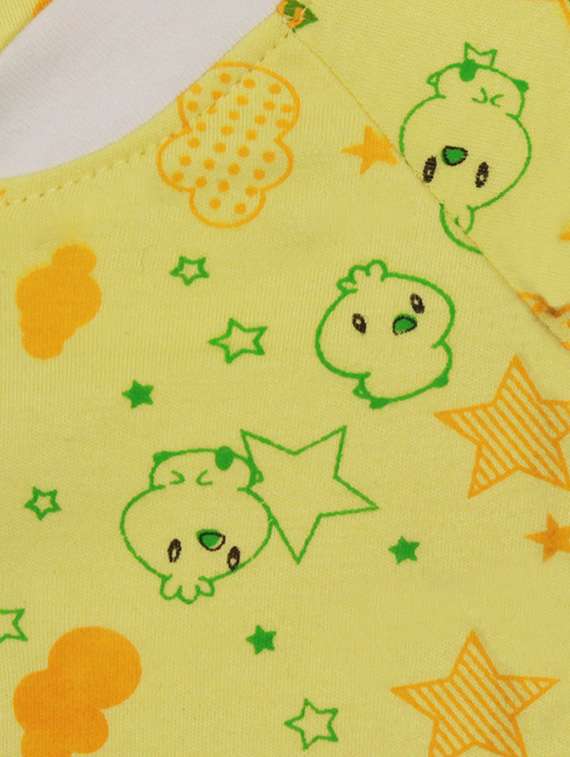 yellow cotton rompers - 16013984 - Standard Image - 3