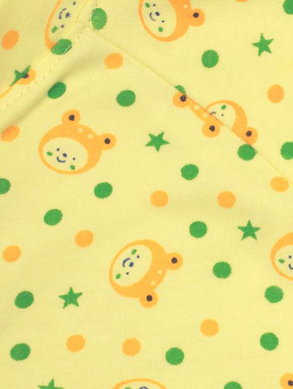 yellow cotton romper - 16013986 - Standard Image - 3