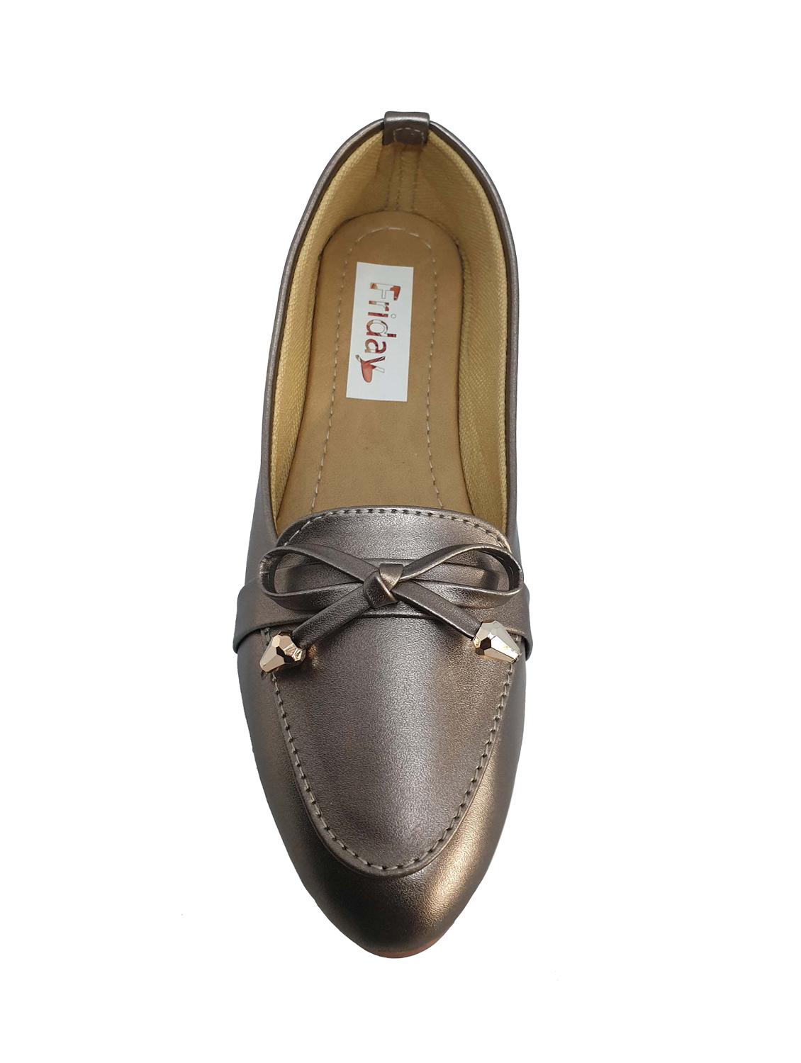 grey slip on ballerinas - 16022873 - Standard Image - 3